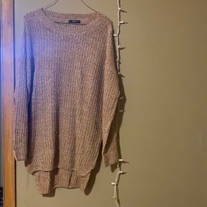 Long tan sweater/sweater dress never worn